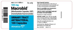 Macrobid (Nitrofurantoin monohydrate) product photo