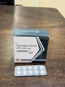 Carvedilol product photo